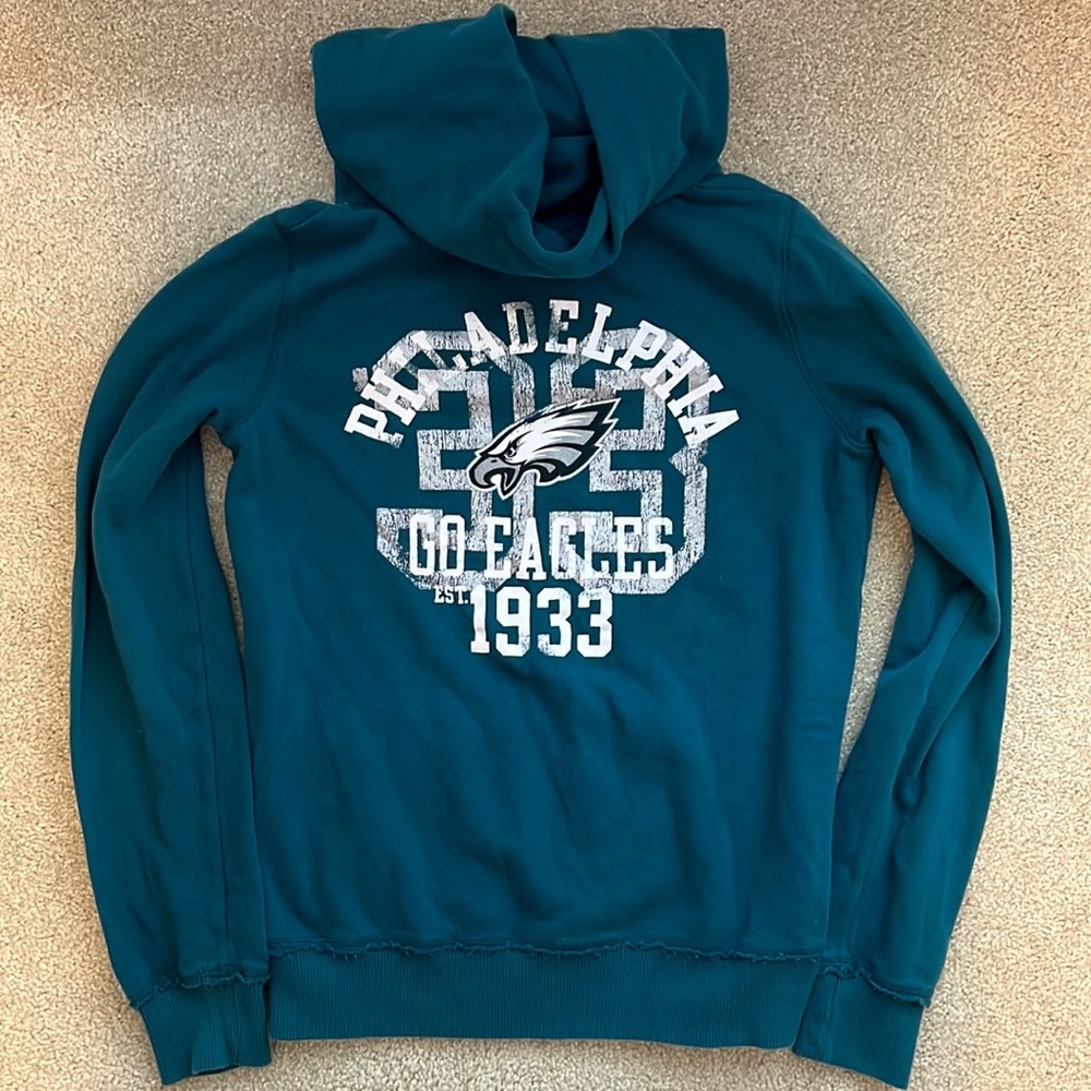 PINK Victoria’s Secret hoodie w/ NFL Philadelphia Eagles logo on back